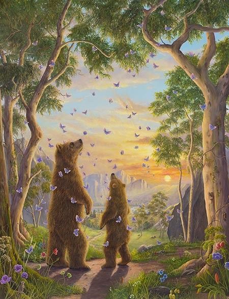 Robert Bissell Limited Edition Giclee Canvas:"The Golden Hour"