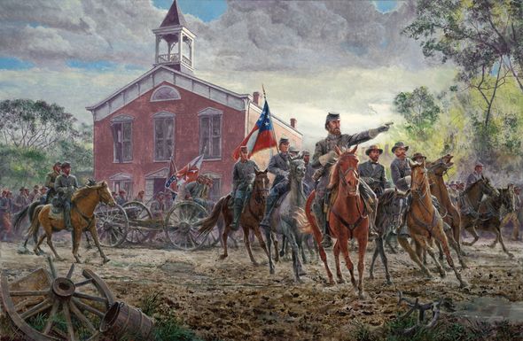 Mort Knstler Hand Signed and Numbered Limited Edition Print:"On to the Shenandoah!"