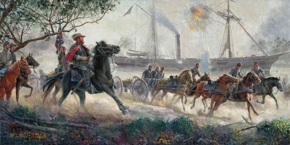 Mort Künstler Hand Signed and Numbered Limited Edition Sesquicentennial Release Print:"The Strangest Race"