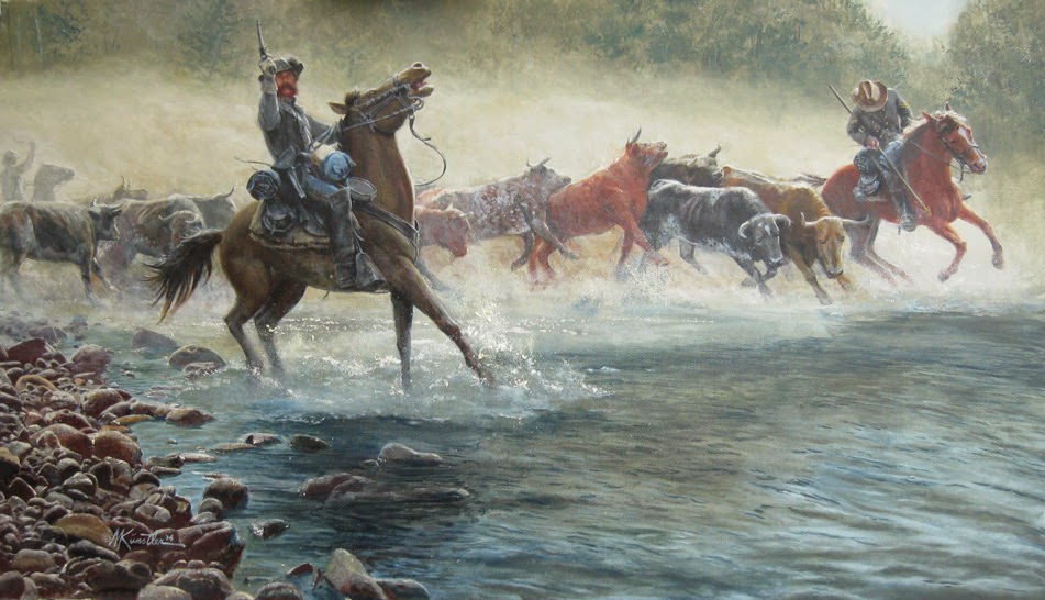 Mort Künstler Hand Signed and Numbered Limited Edition:"The Great Beefsteak Raid"