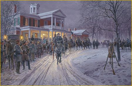 Mort Kunstler Hand Signed & Numbered Limited Edition Print: "Merry Christmas General Lee"