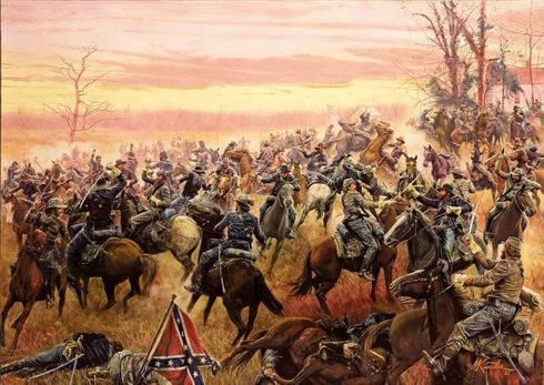 Mort Kunstler Limited Edition Artist Proof Print:"Battle for the Shenandoah"