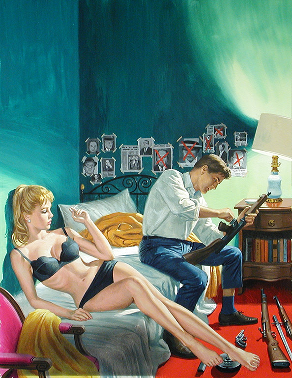 Mort Kunstler Handsigned and Numbered Limited Edition Giclee on Paper:"Nine to Go!"