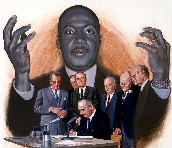 Mort Kunstler Limited Edition Canvas Giclee:"Martin Luther King"