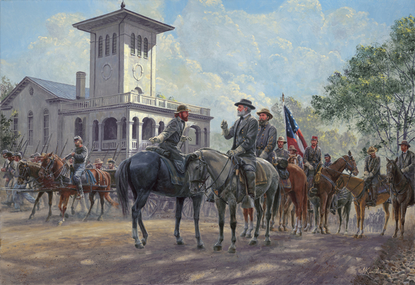 Mort Kunstler Handsigned and Numbered Limited Edition Print:"Unconquered Spirit"