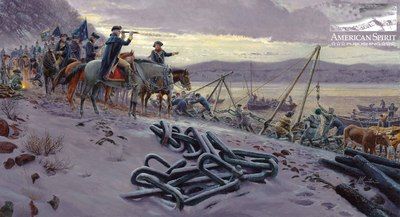 Mort Kunstler Handsigned and Numbered Limited Edition Print:"Washington's Watch Chain"