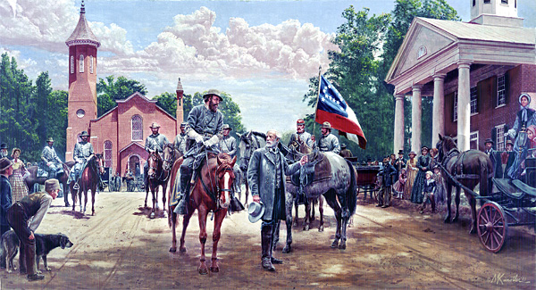 Mort Kunstler Handsigned & Numbered Limited Edition Artist Proof Print:"God Be With You"