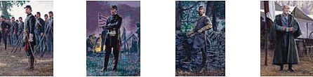 Mort Kunstler Handsigned & Numbered Limited Edition Print:"Four Generals - Suite of 4 - Matching Numbered"