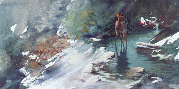 Morten E. Solberg Signed and Numbered Limited Edition Canvas Giclee:"Innocent"