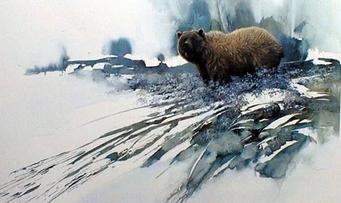 Morten Solberg Signed and Numbered Limited Edition Lithograph: "Morning Frost" Morten Solberg Signed and Numbered Limited Edition Lithograph: "Morning Frost"