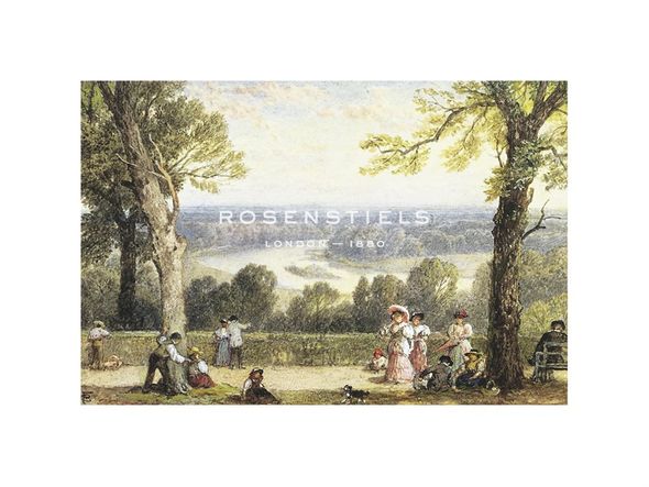 Myles Birkett Foster Hand Numbered Limited Edition Print on Paper :"Richmond Hill, Surrey"