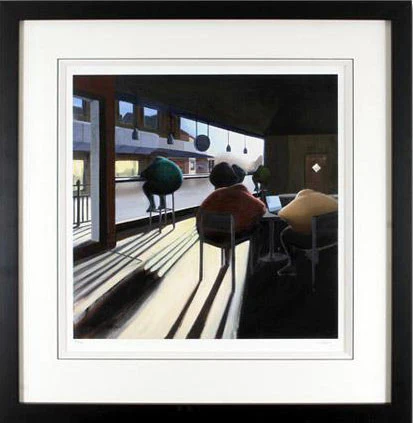 Nadeem Chughtai Limited Edition Gicl�e on Hahnemuhle Paper: "Coffee at 11"