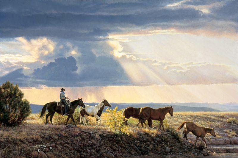 Tim Cox Artist Signed and Numbered Limited Edition:"Between Heaven & Earth"