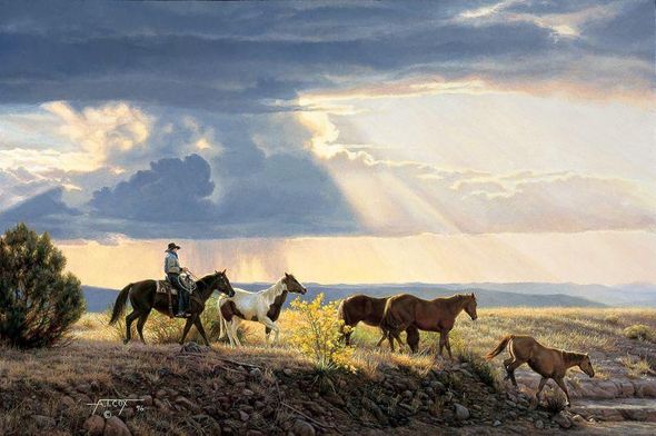Tim Cox Artist Signed and Numbered Limited Edition:"Between Heaven & Earth"