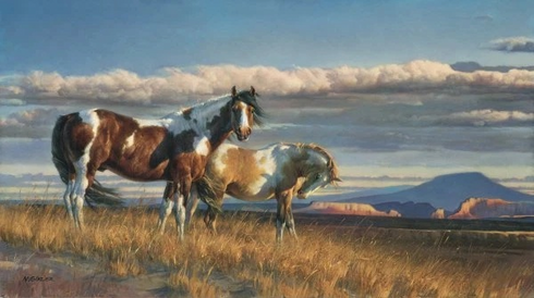 Nancy Glazier Signed and Numbered Limited Edition  Lithograph: "The Painted Desert"