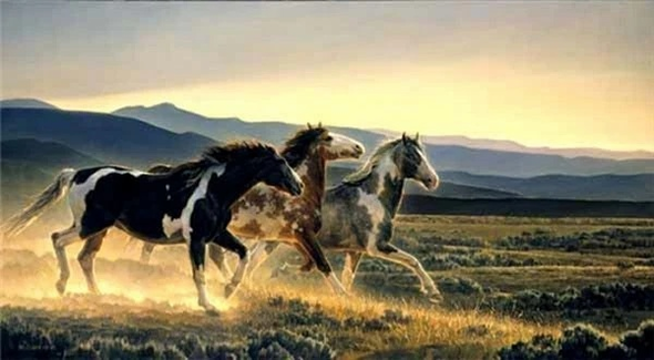 Nancy Glazier Signed and Numbered Limited Edition Lithograph: "Three Amigos"