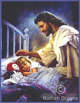 Nathan Greene Limited Edition Canvas Giclee:"I Am With You Always"