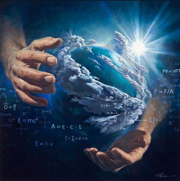 Nathan Greene Limited Edition Gallery Wrap Canvas Giclee:"Days of Creation 2 - The Second Day"