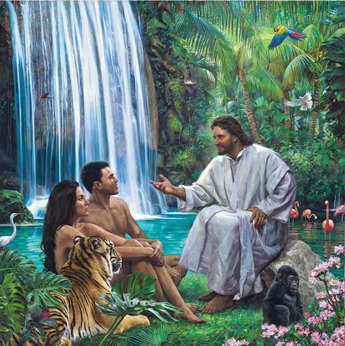 Nathan Greene Limited Edition Gallery Wrap Canvas Giclee:"Days of Creation 7 - The Seventh Day"