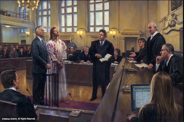 Nathan Greene Artist Signed Limited Edition Canvas Giclee:"Faith on Trail"