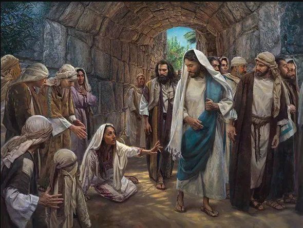 Nathan Greene Artist Signed Limited Edition Canvas Giclee:"A Touch of Faith"