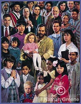 Nathan Greene Limited Edition Lithograph:"The Family of God"