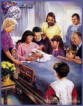 Nathan Greene Limited Edition Lithograph:"The Miracle of Birth"