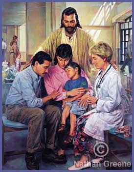 Nathan Greene Limited Edition Lithograph:"The Physician's Prayer"