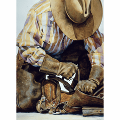 Nelson Boren Handsigned and Numbered Limited Edition Giclee on Paper:"Busy Work"