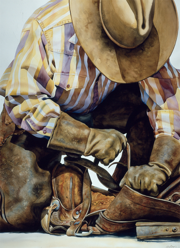 Nelson Boren Handsigned and Numbered Limited Edition Giclee on Paper:"Busy Work" Nelson Boren Handsigned and Numbered Limited Edition Giclee on Paper:"Busy Work"
