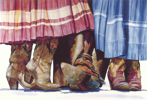 Nelson Boren Handsigned and Numbered Limited Edition Giclee on Paper:"Choices, Choices" Nelson Boren Handsigned and Numbered Limited Edition Giclee on Paper:"Choices, Choices"