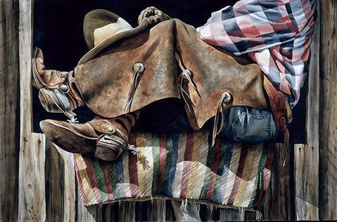 Nelson Boren Handsigned and Numbered Limited Edition Giclee on Paper:"Horse Blanket" Nelson Boren Handsigned and Numbered Limited Edition Giclee on Paper:"Horse Blanket"
