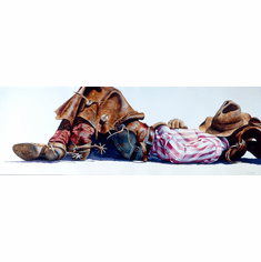 Nelson Boren Handsigned and Numbered Limited Edition Giclee on Paper:"Lazy Afternoon"