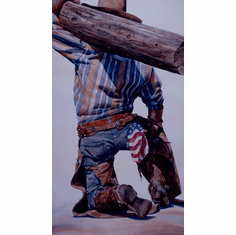 Nelson Boren Handsigned and Numbered Limited Edition Giclee on Paper:"Logging"