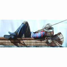 Nelson Boren Handsigned and Numbered Limited Edition Giclee on Paper:"Out Of The Office"