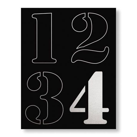 Nelson Viera Limited Edition Ready to Hang Giclee on Brushed Aluminum: "1234"