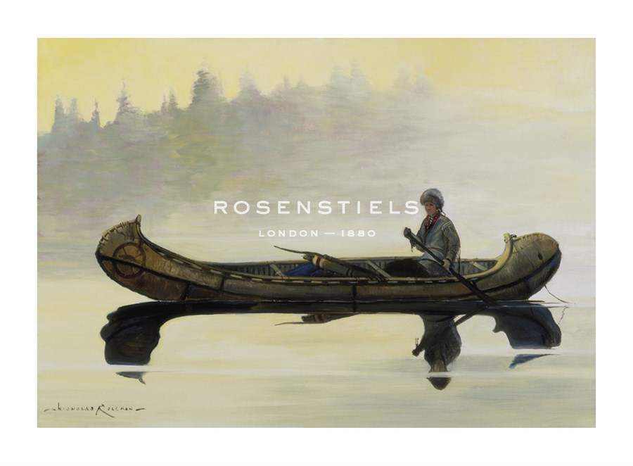 Nicholas Coleman Hand Numbered Limited Edition Print on Paper :"Canoe"