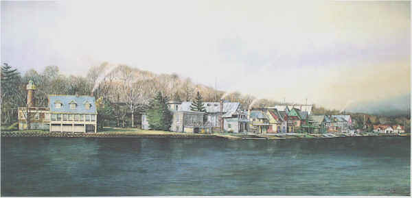 Nicholas Santoleri Limited Edition Print:"Boathouse Row III (Philadelphia, PA)"