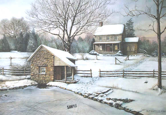 Nicholas Santoleri Limited Edition Print:"Contentment Found"