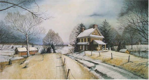 Nicholas Santoleri Limited Edition Print:"Ponds Edge"