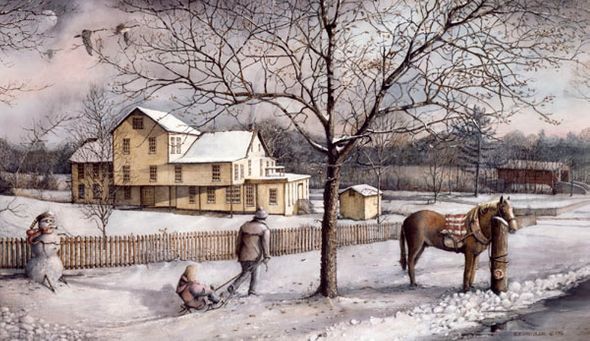 Nicholas Santoleri Limited Edition Print:"Snow Days"