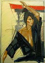 Nico Vrielink Hand Signed Publisher Proof Lithograph:"Japanese Temple"