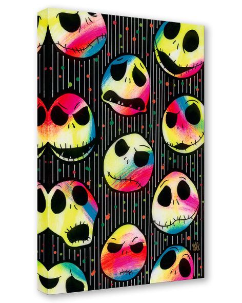 Nightmare Before Christmas Limited Edition Gallery Wrap Canvas:"Jack Skellington" by Beau Hufford