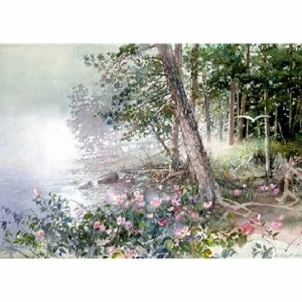 Nita Engle Limited Edition Lithograph: "Wild Rose Point"