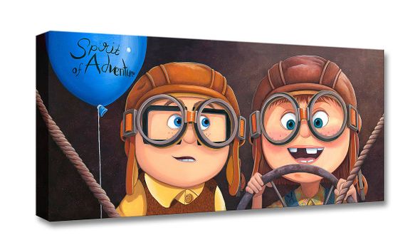 Michelle St.Laurent Artist Signed Limited Edition Gallery Wrap Canvas Giclee:" Adventure Awaits - UP"