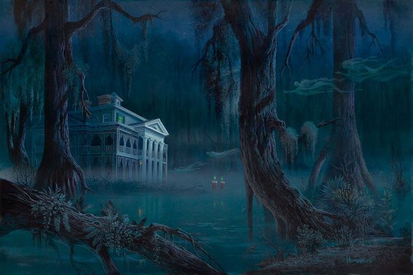 Michael Humphries  Disney Limited Edition Gallery Wrap Canvas Giclee:"Spirits in the Bayou"