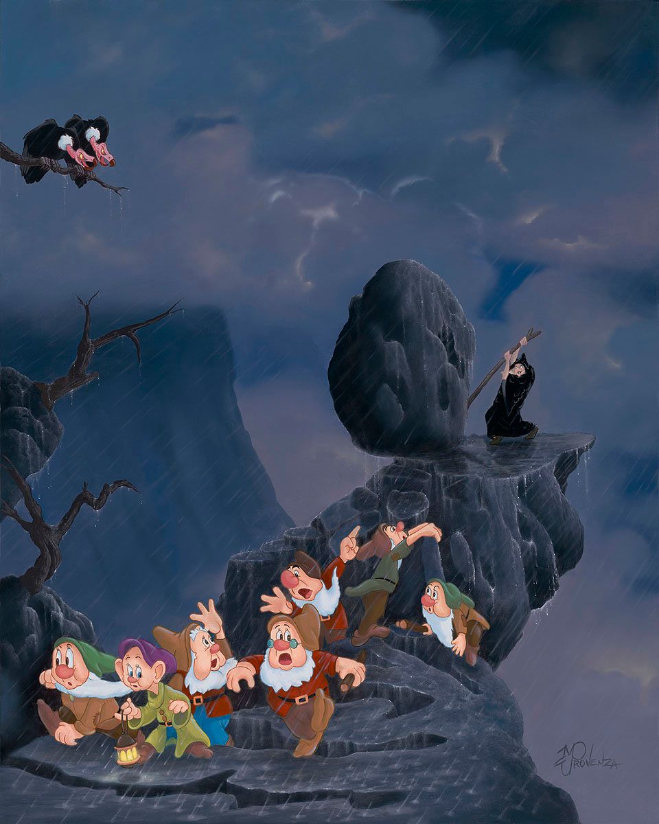 Michael Provenza Disney Limited Edition Gallery Wrap Canvas Giclee:"Before the Strike"