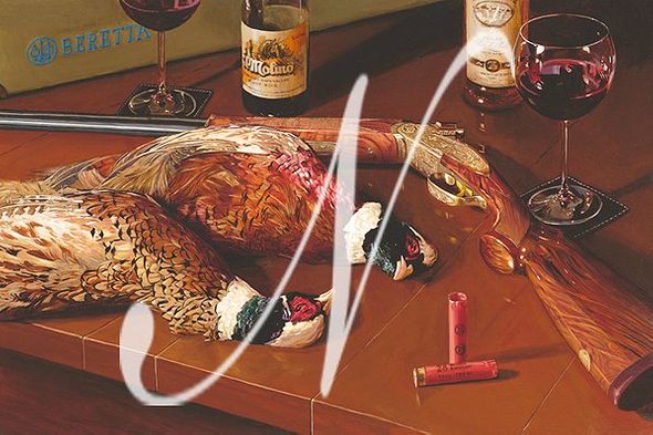 Nobu Haihara Handsigned & Numbered Archival Gicl&eacute;e on Canvas:"After the Hunt "