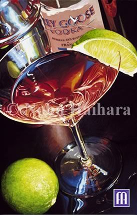 Nobu Haihara Handsigned & Numbered Archival Giclée on Canvas:"Cosmopolitan"