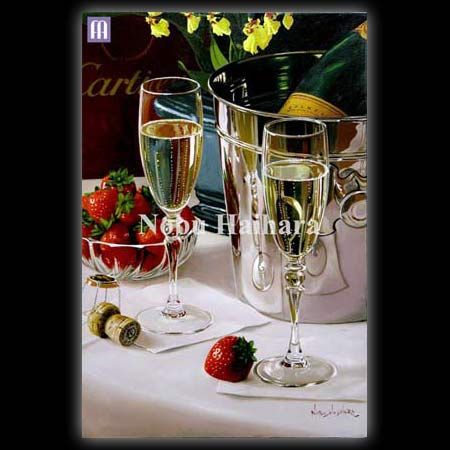 Nobu Haihara Handsigned & Numbered Archival Gicl&eacute;e on Canvas:" Elegance"